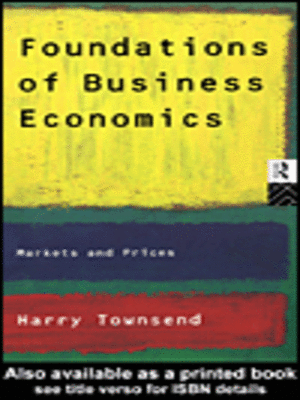 cover image of Foundations of Business Economics